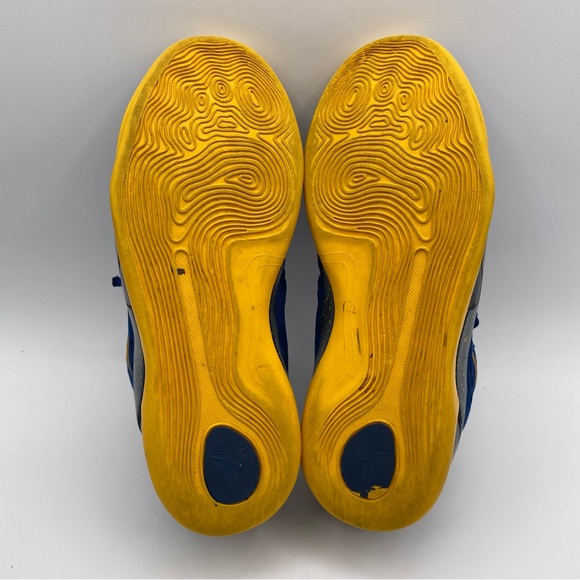 Nike Kobe Bryant 9 IX Gym Blue University Gold Sneakers  -  Size:  5.5Y - Picture 13 of 14